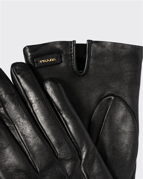 prada leather gloves with pouch|Prada leather gloves women's.